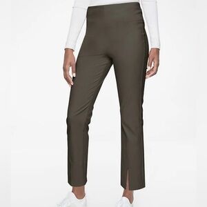 Athleta Gray Wander slim Ankle Pants Stretch Pull-on Size 12